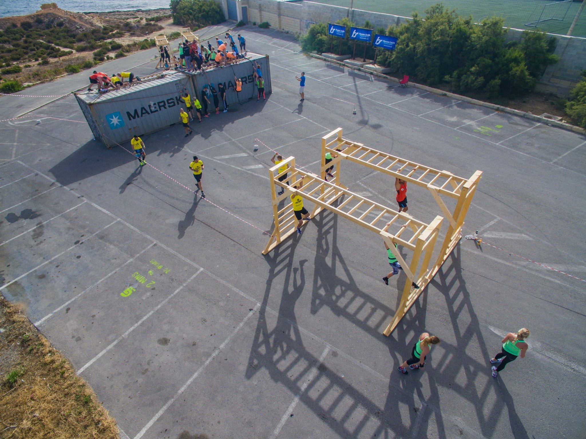 obstacle, race, run, malta, the grid