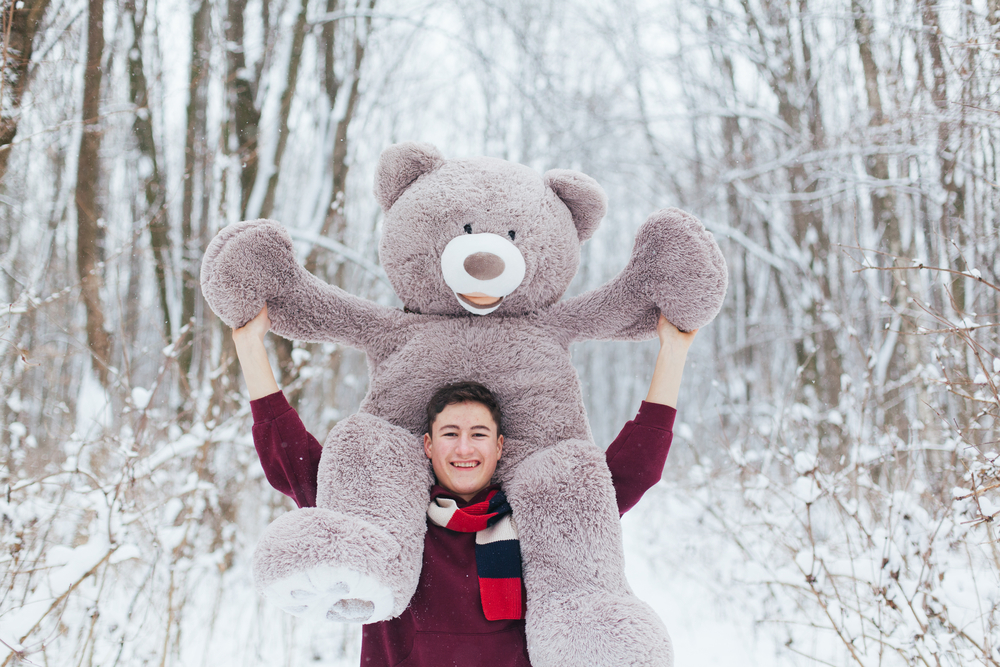 large teddy bear gift for valentine's day