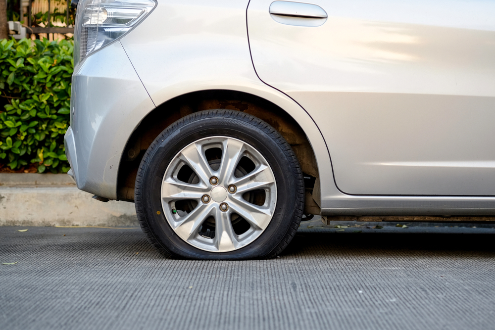 flat tyre call roadside assistance