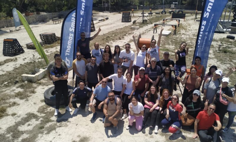 team building exercise of thomas smith malta employees